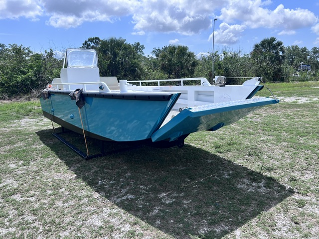 20' Aluminum Landing Craft - Teal
